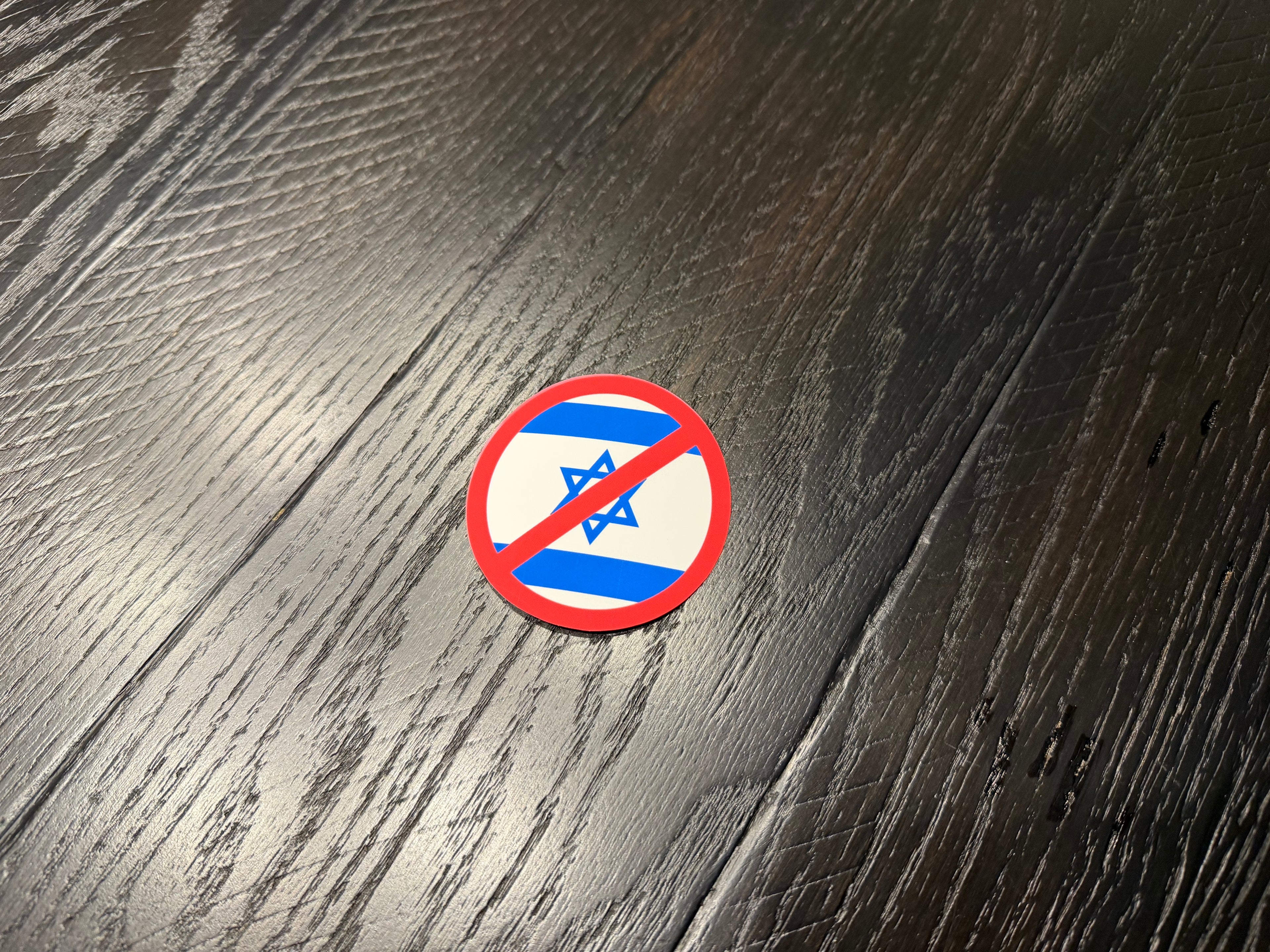 Protest Israel Sticker