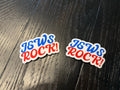 Jews Rock! Sticker