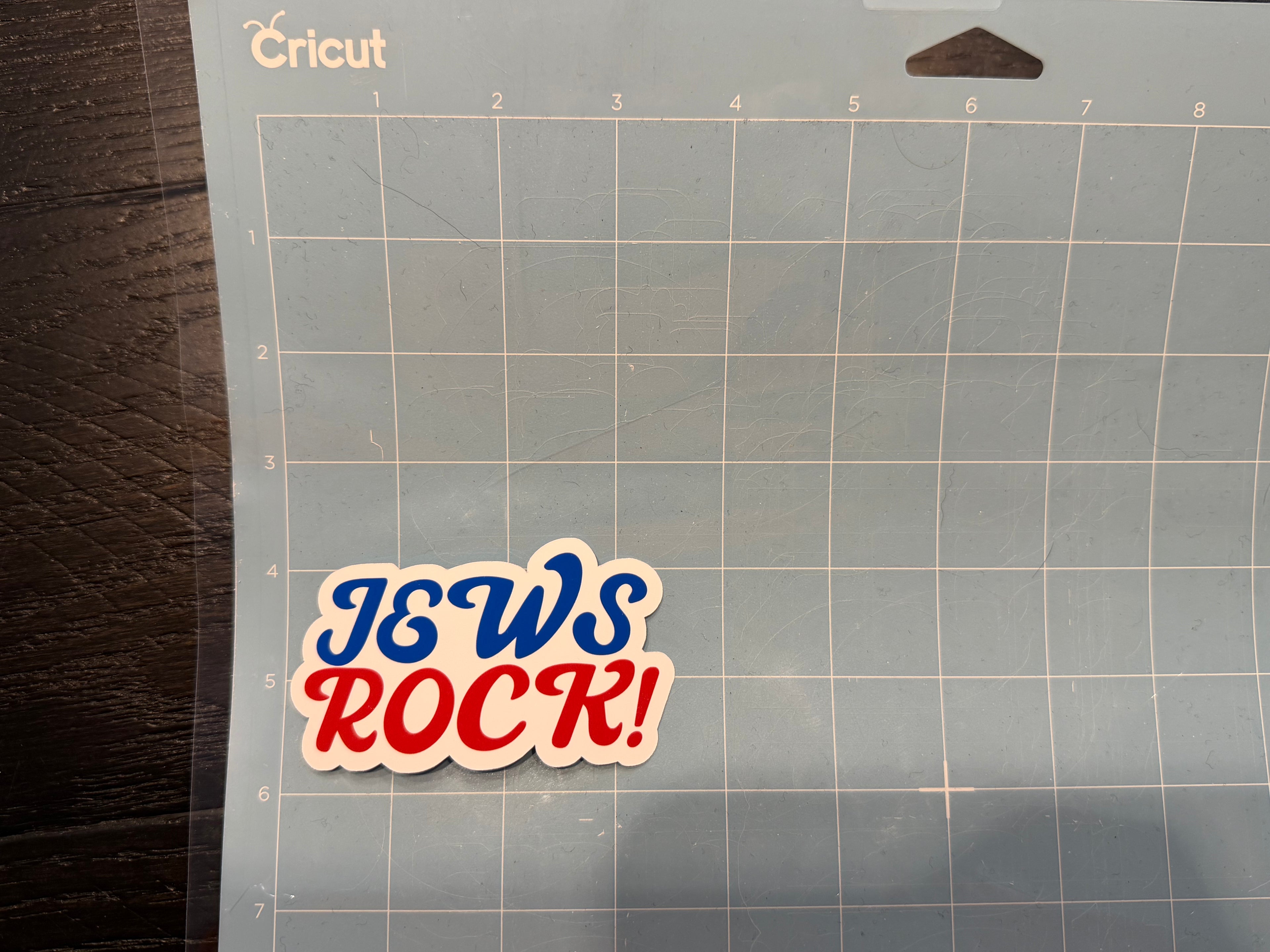 Jews Rock! Sticker