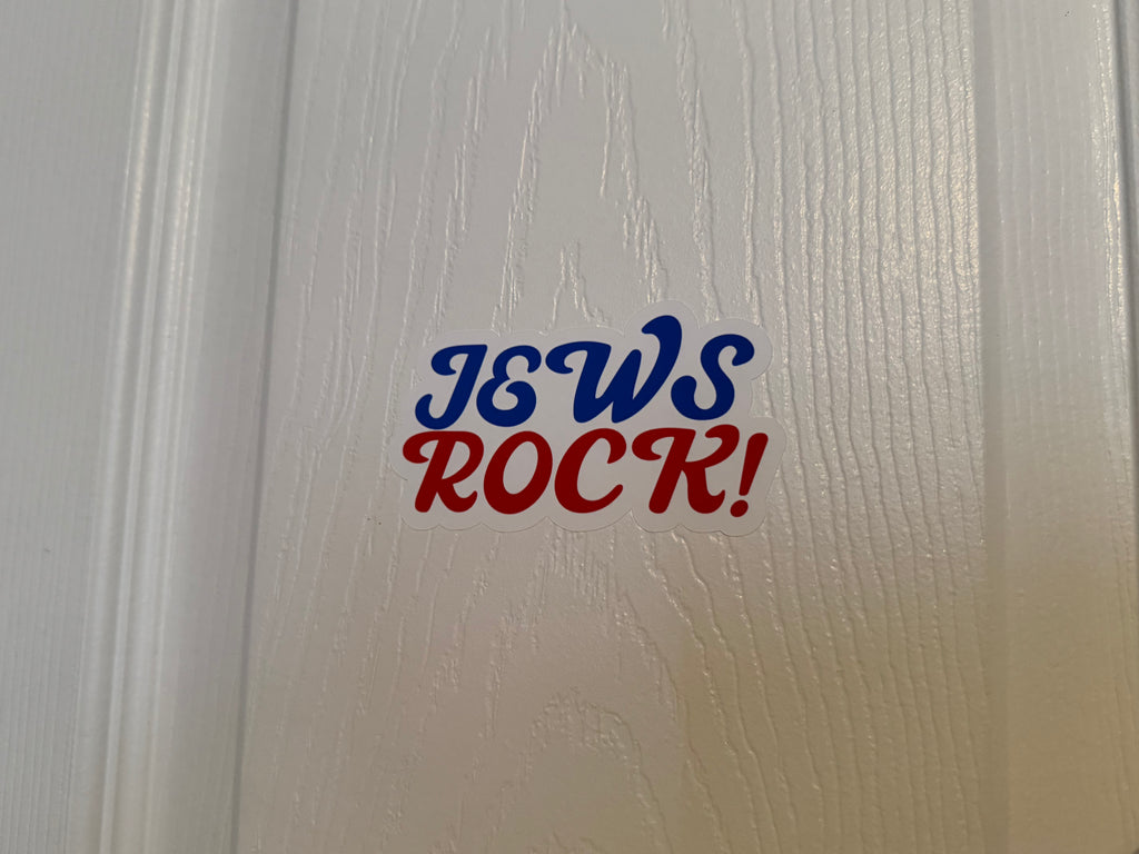 Jews Rock! Sticker