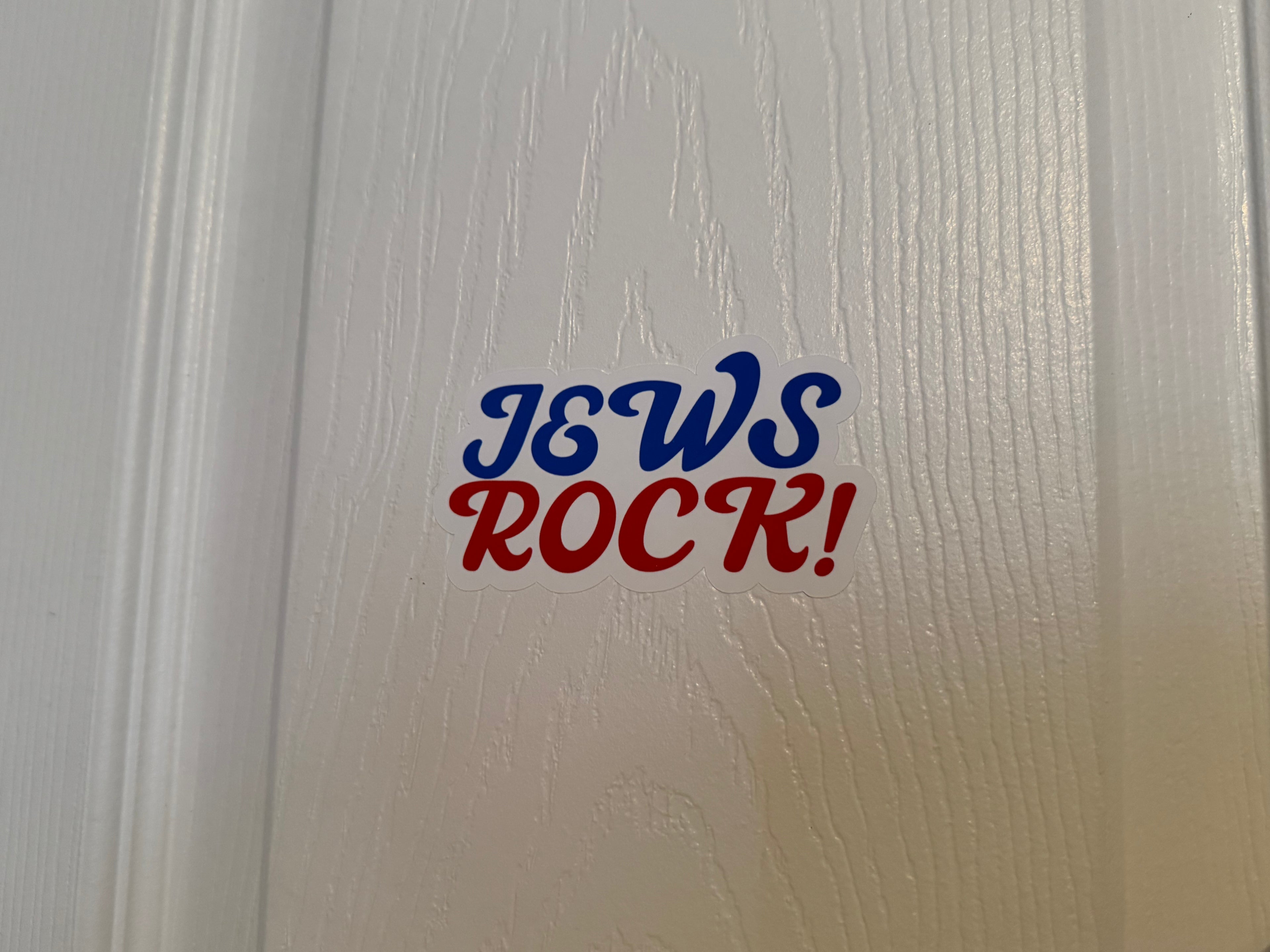 Jews Rock! Sticker