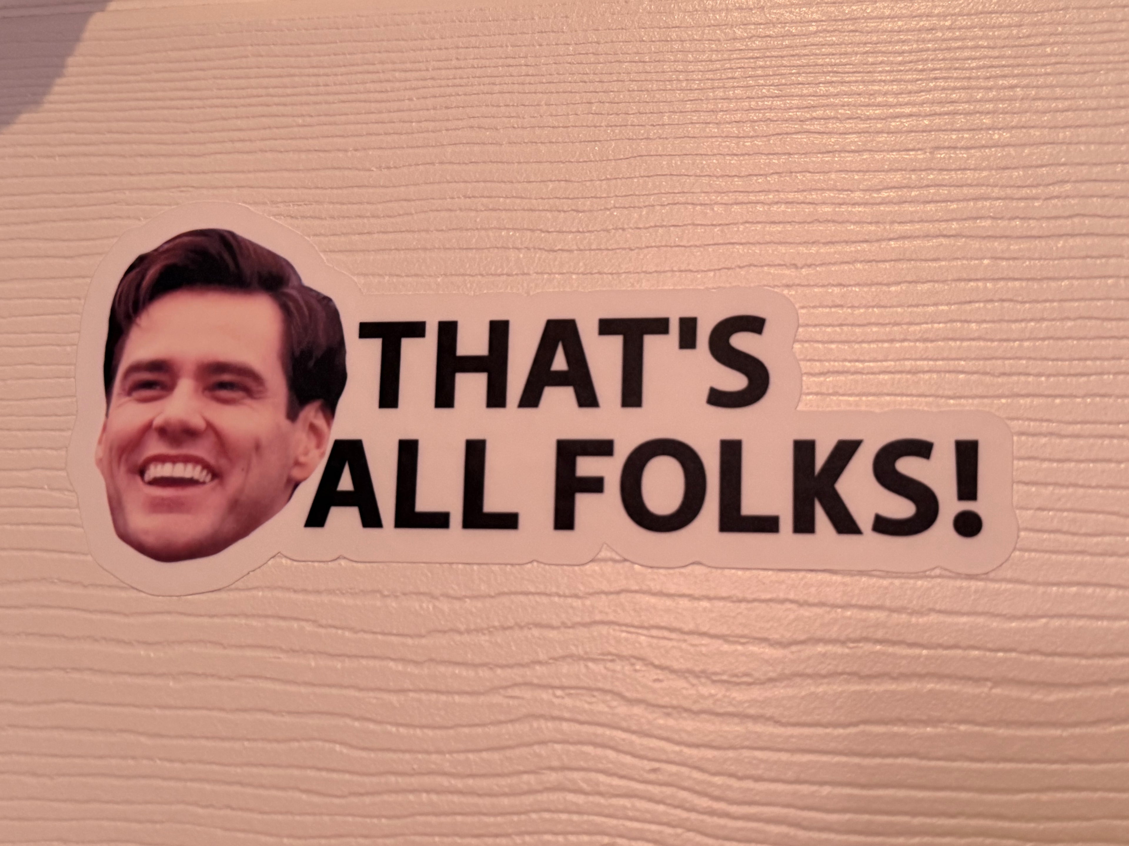 That’s All Folks! Vinyl Sticker