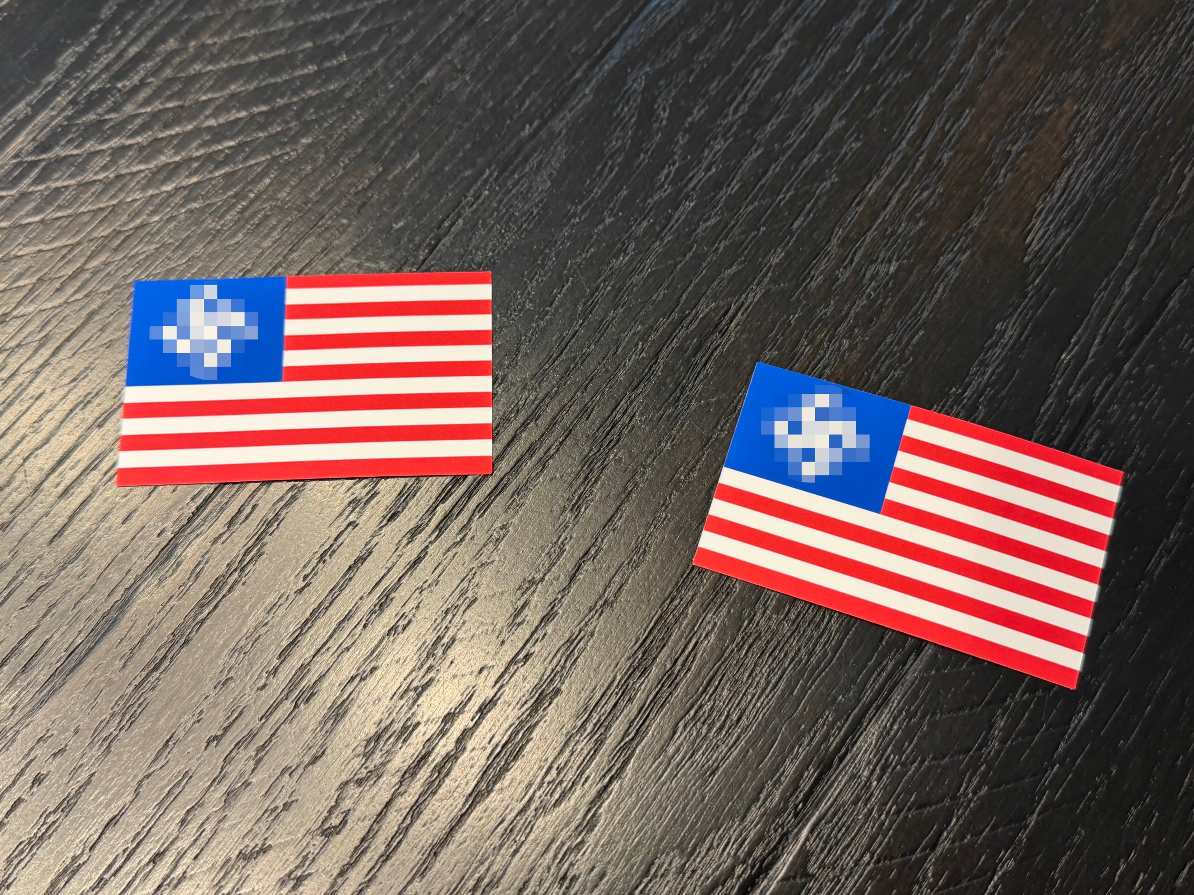 US Flag Sticker 1